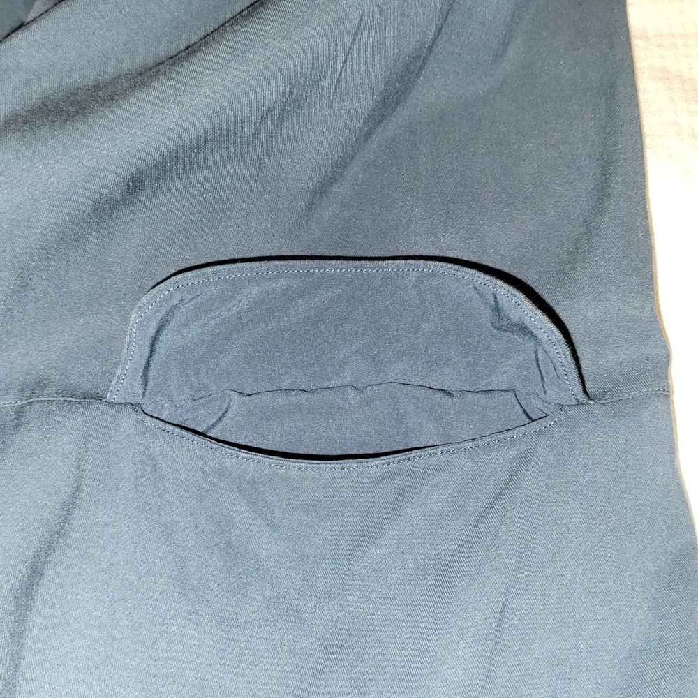 Lululemon Metropolis Maven Iron Blue High Rise Wide Leg Crop Elastic Pants 6 - Picture 6 of 10